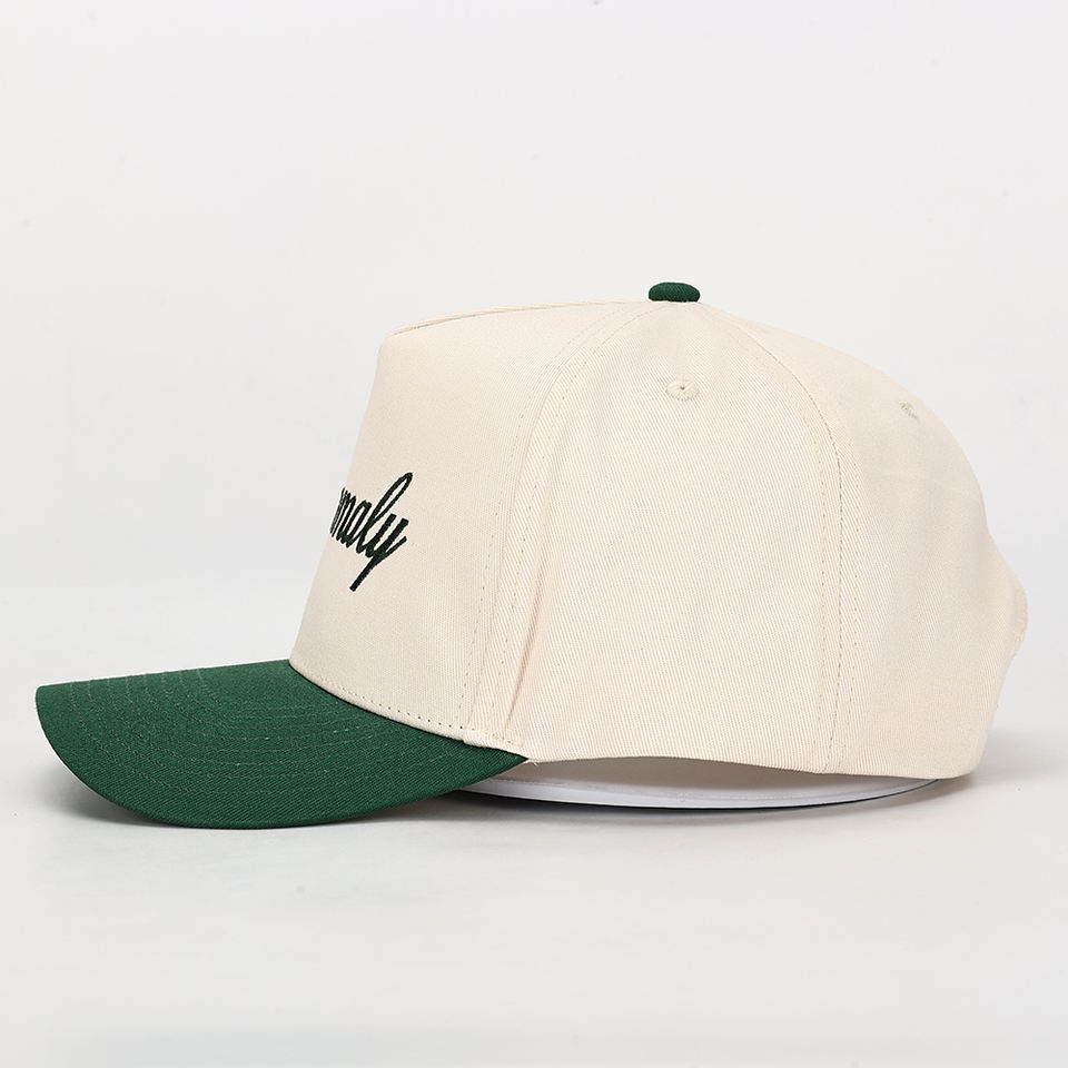 Anomaly Two-Tone Baseball Cap with Flat Embroidered Logo