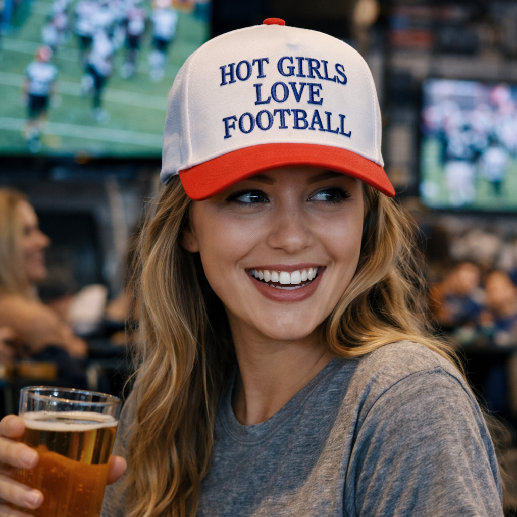 Two-Tone 5-Panel Cotton Twill Baseball Cap with Embroidered Slogan