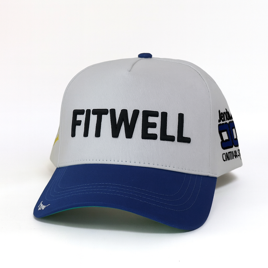 Stylish Two-Tone Embroidered 5-Panel Baseball Hat
