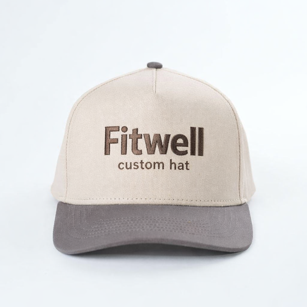 Looped. Knits Two-Tone 5-Panel Cotton Baseball Cap