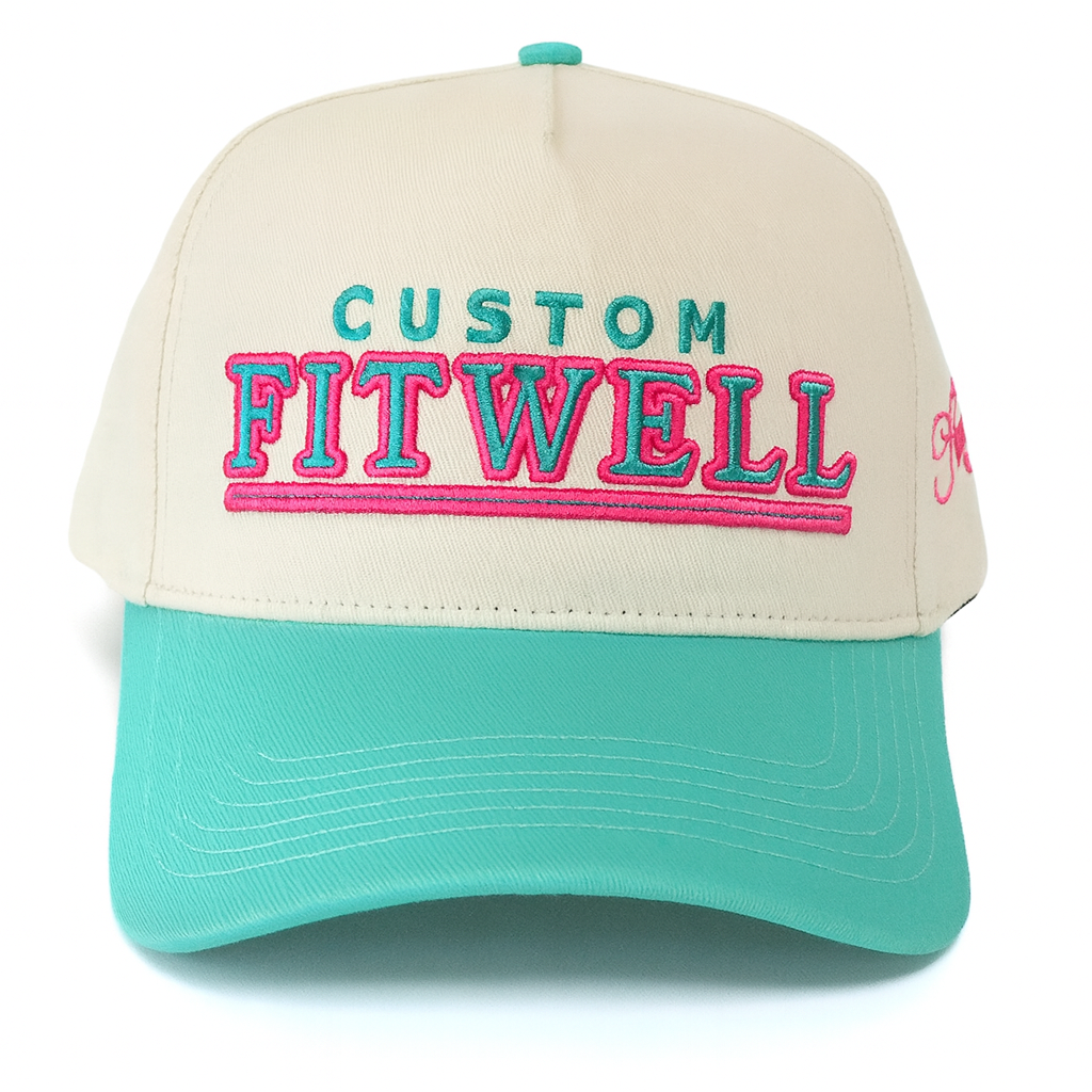 Victor AHMIR Embroidered Two-Tone Cotton Baseball Cap