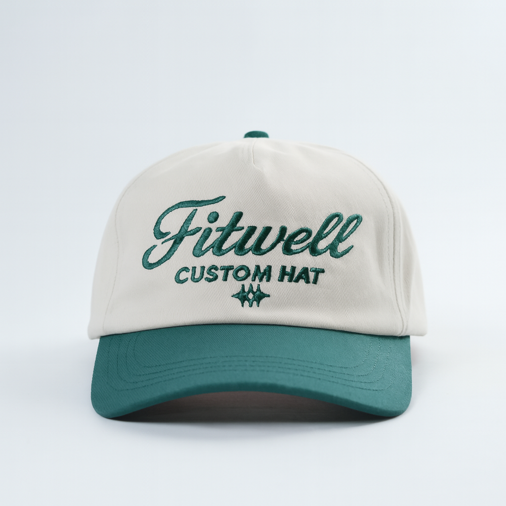 Greenhaus Two‑Tone Cotton Twill 5‑Panel Baseball Cap