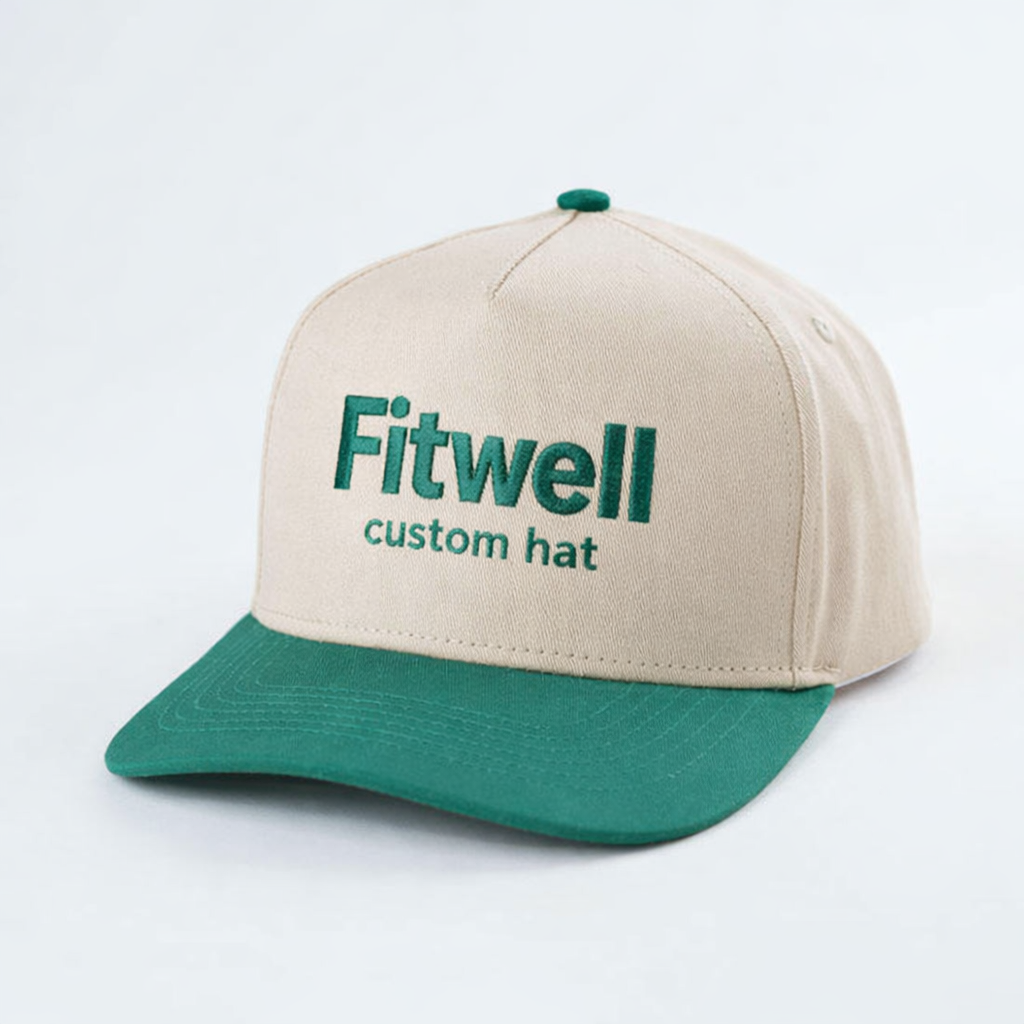 Looped. Knits Two-Tone 5-Panel Cotton Baseball Cap