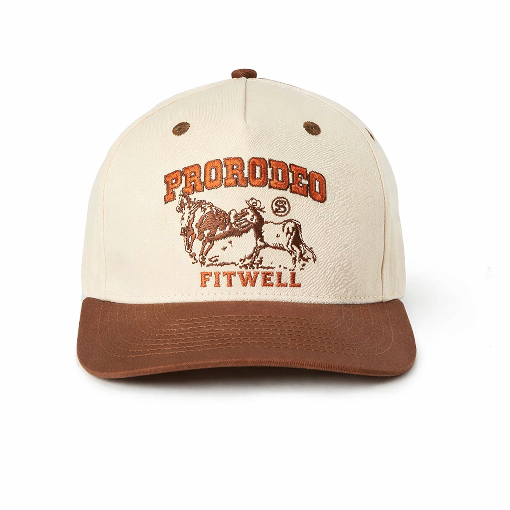 Vintage Rodeo Graphic Two-Tone Baseball Hat