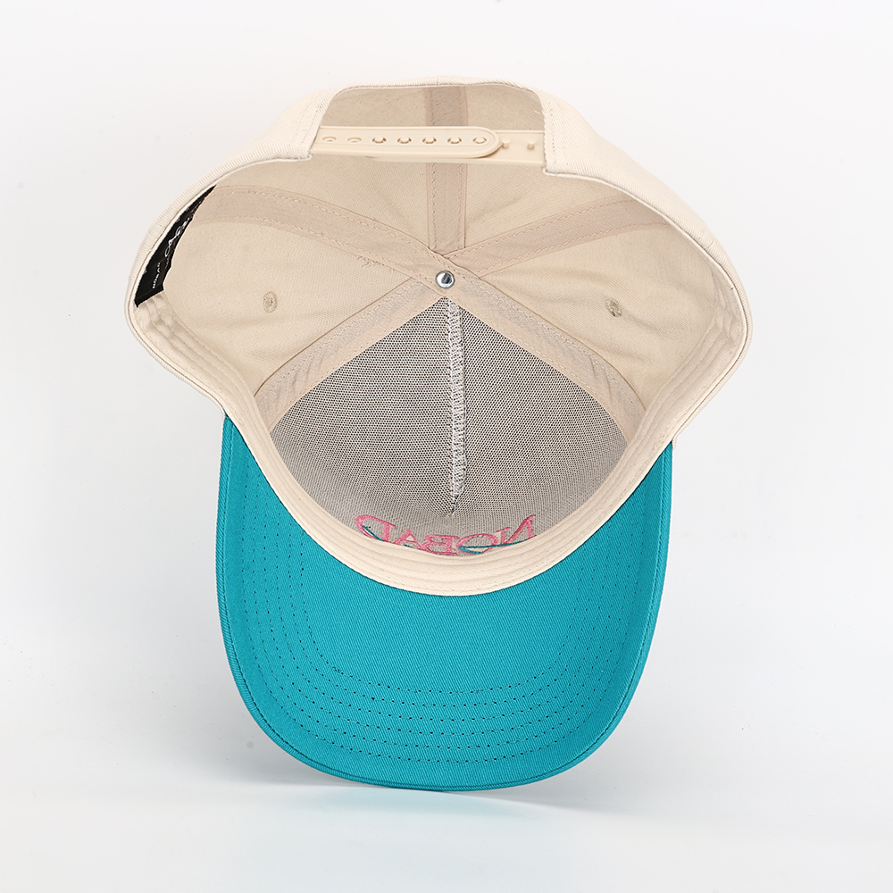 Retro Color Block Street Style Embroidered Baseball Cap