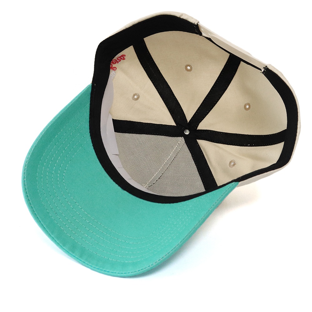 Victor AHMIR Embroidered Two-Tone Cotton Baseball Cap