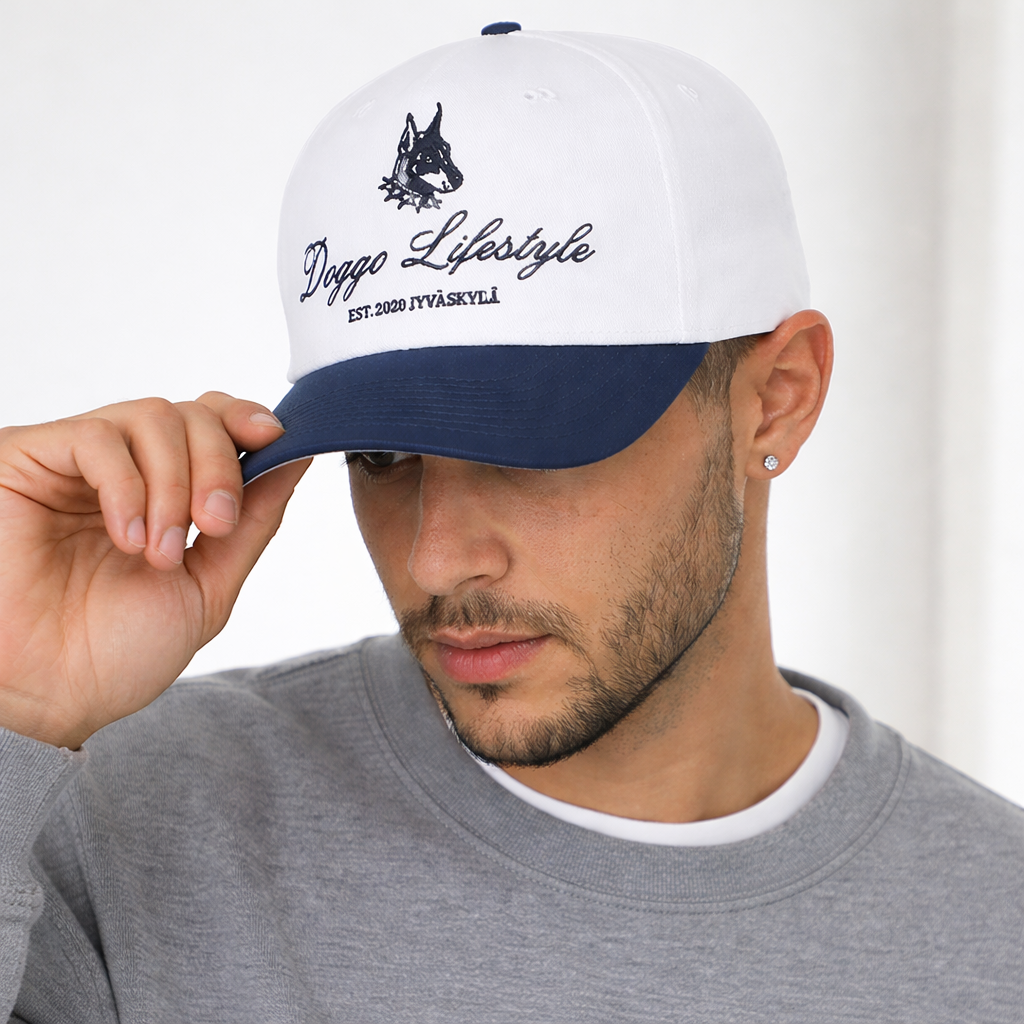 Doggo Lifestyle Two-Tone Cotton Baseball Cap