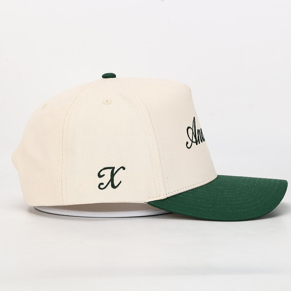 Anomaly Two-Tone Baseball Cap with Flat Embroidered Logo