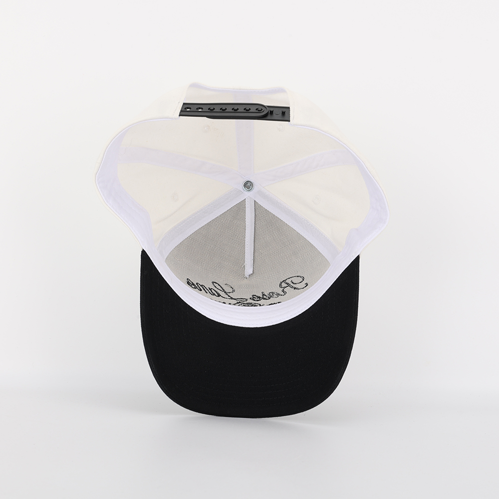 Rose Lane Embroidered Two-Tone Baseball Cap – 5 Panel Cotton Twill Hat