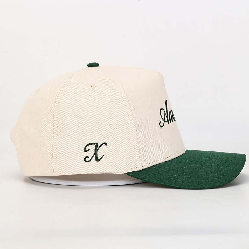 Anomaly Two-Tone Cotton Baseball Cap with Flat Embroidery