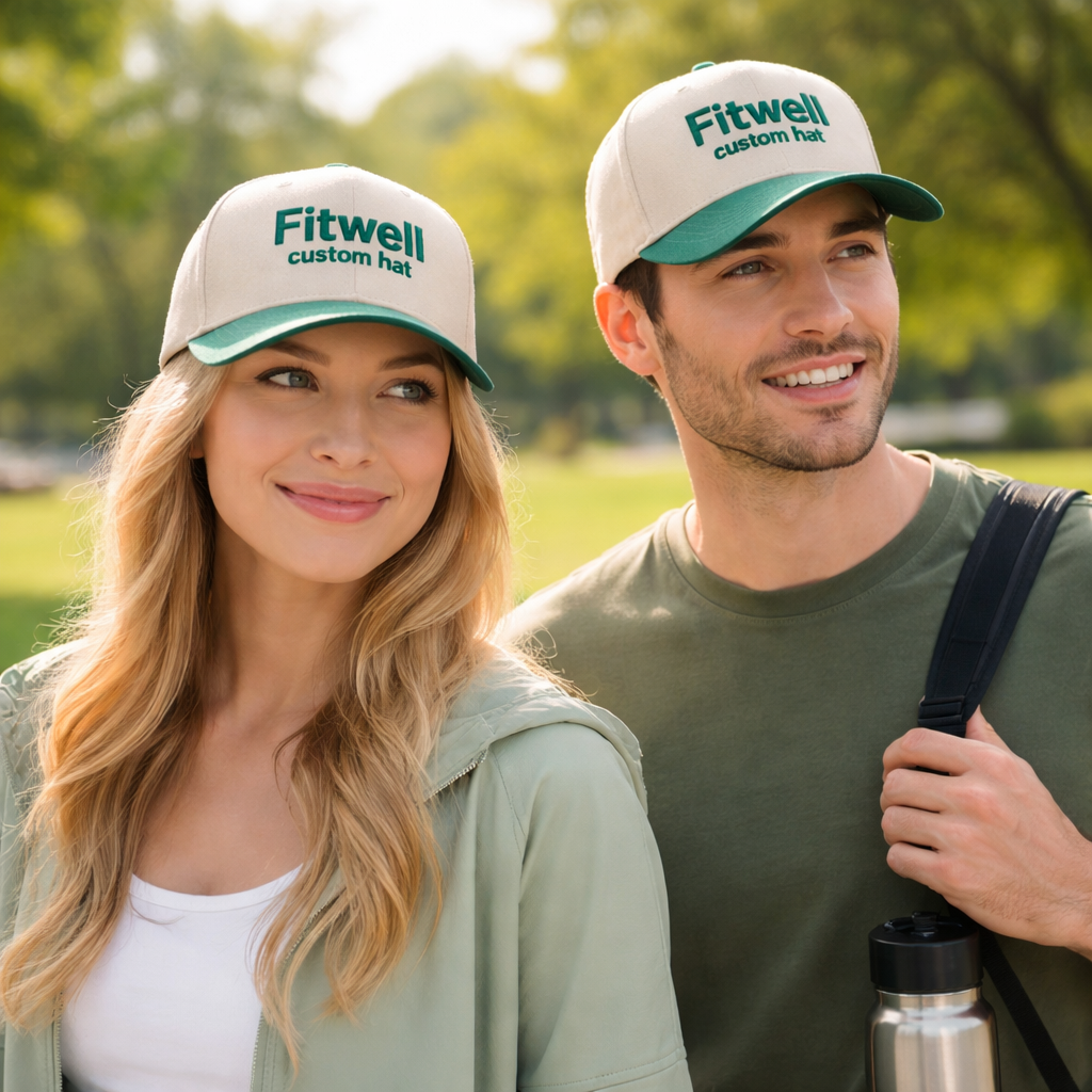 Looped. Knits Two-Tone 5-Panel Cotton Baseball Cap