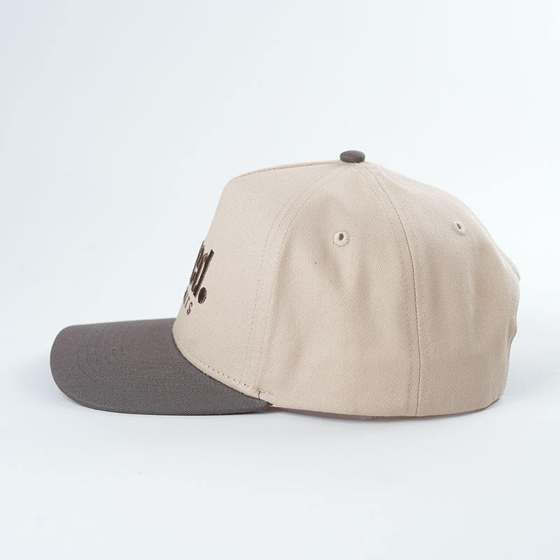Looped. Knits Two-Tone 5-Panel Cotton Baseball Cap