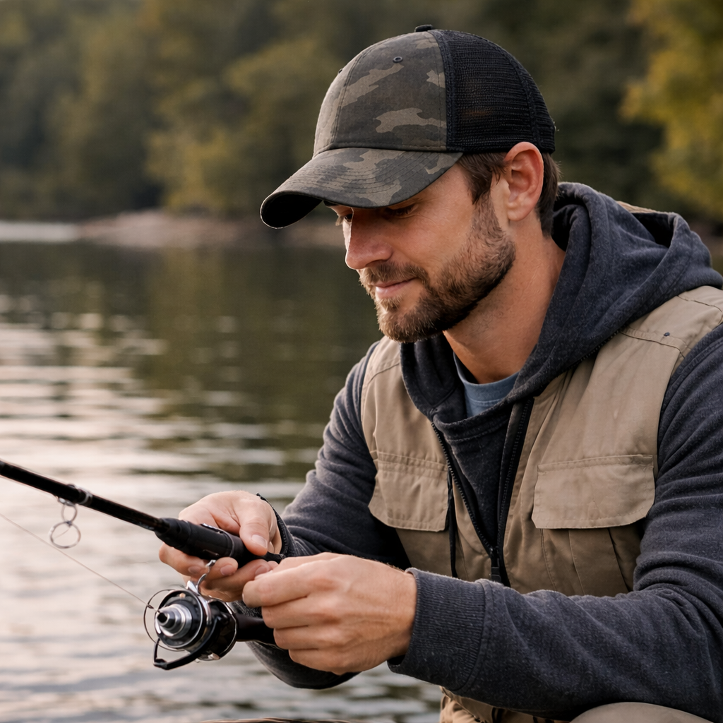 Classic Camo Mesh Back Adjustable Trucker Cap