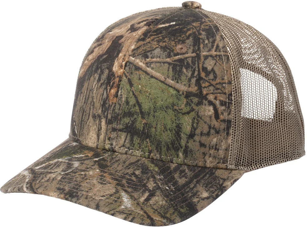 Camo Mesh Back Trucker Cap – Outdoor Breathable Snapback Hat