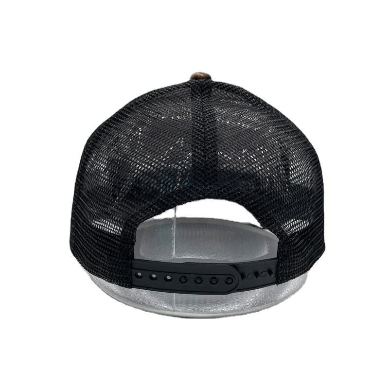 GORILLA Tough Camouflage Trucker Hat with Leather Patch