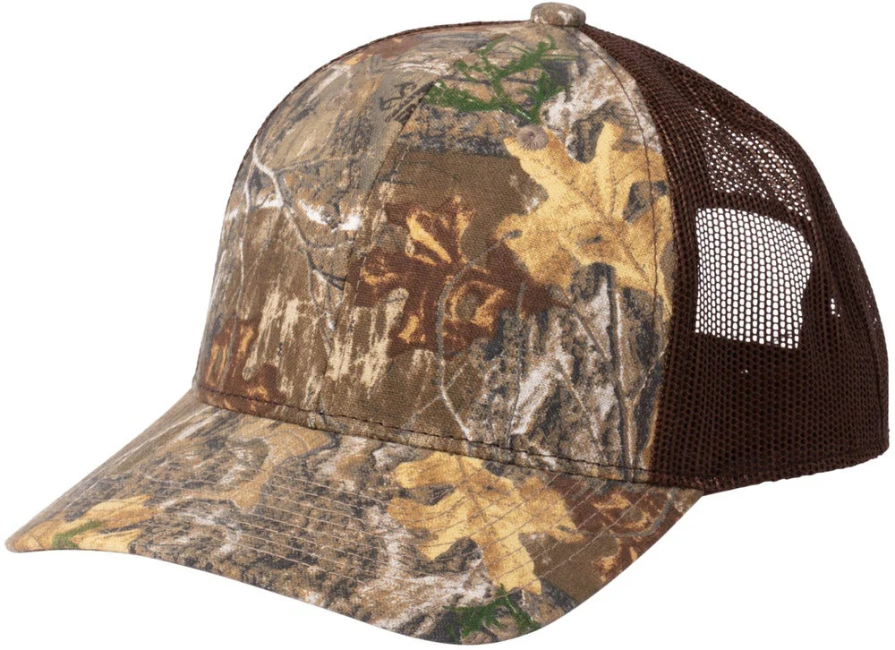 Camo Mesh Back Trucker Cap – Outdoor Breathable Snapback Hat