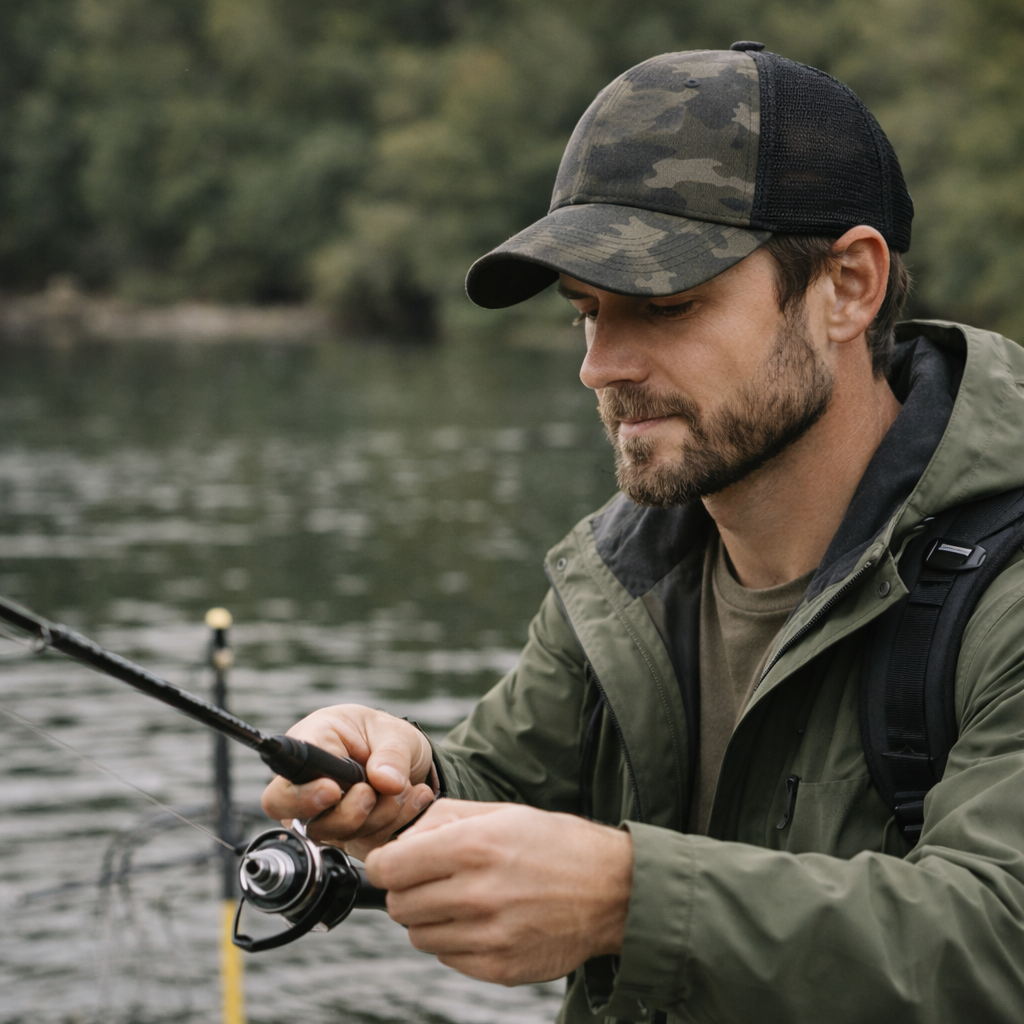 Classic Camo Mesh Back Adjustable Trucker Cap