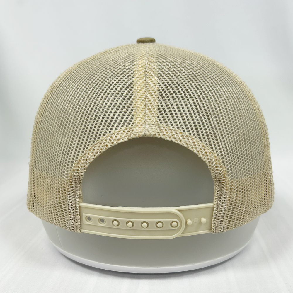 Tiger Camo Print Trucker Hat with Mesh Back for Outdoor Adventures