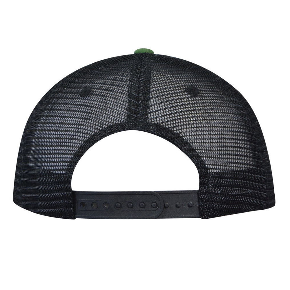 Classic Green Camo Mesh Trucker Hat with Adjustable Snapback