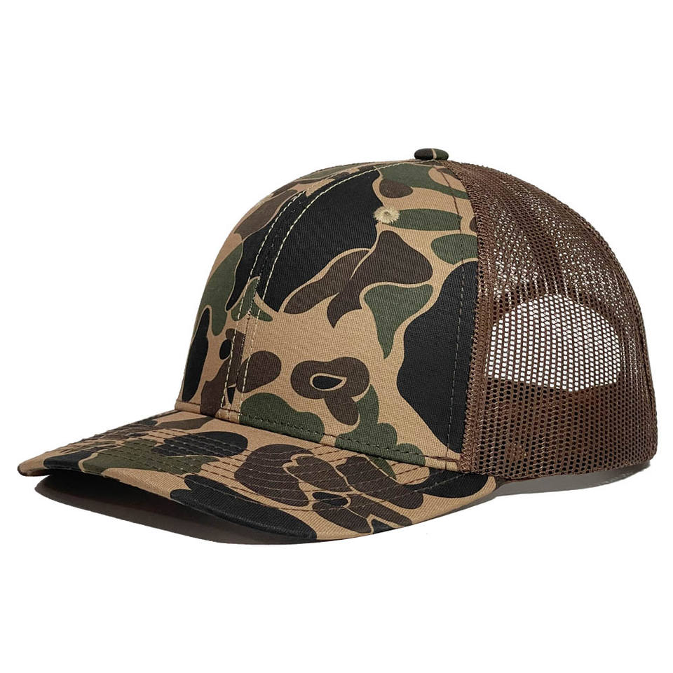 Camouflage Mesh Back Trucker Hat for Outdoor and Hunting