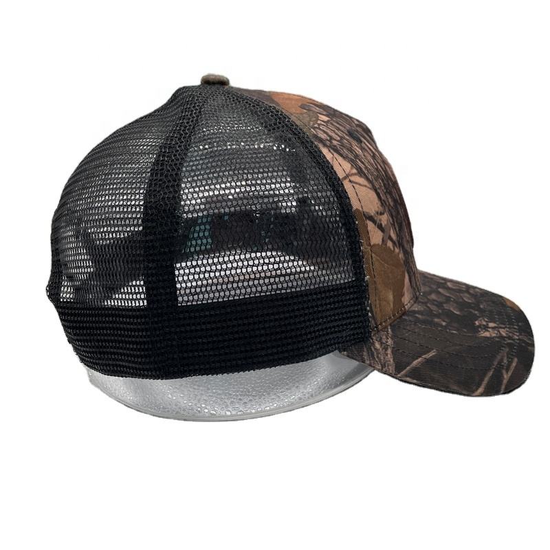 GORILLA Tough Camouflage Trucker Hat with Leather Patch