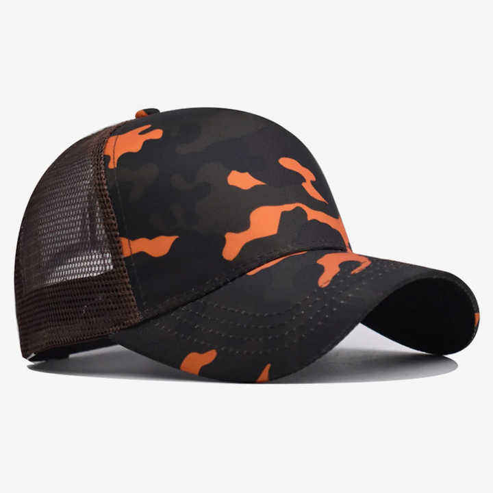 Outdoor Mesh Baseball Cap with Adjustable Strap for Men and Women