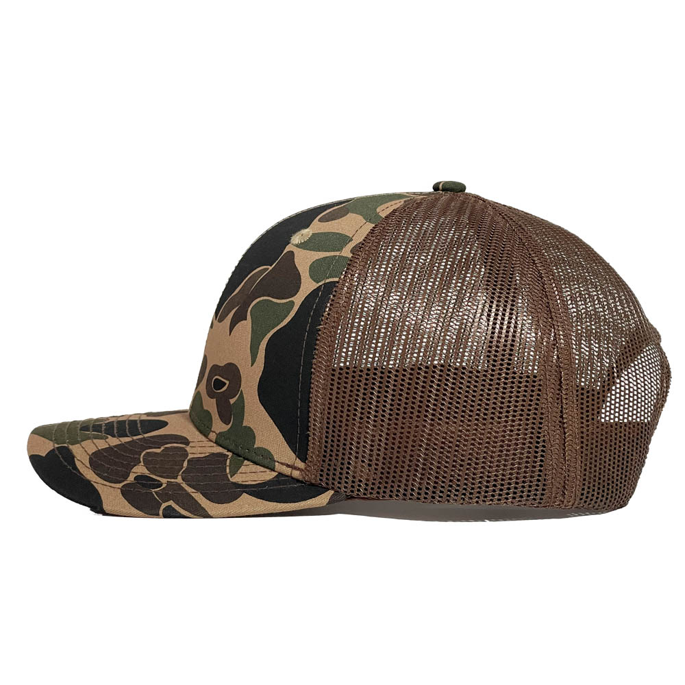 Camo Mesh Back Trucker Hat with Hunting-Style Print