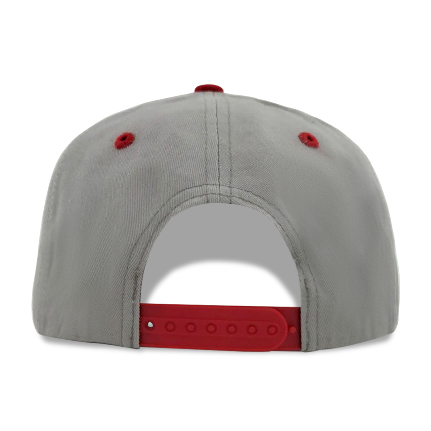 6 Panel Embroidered Snapback Cap Flat Brim Structured Street Style Hat