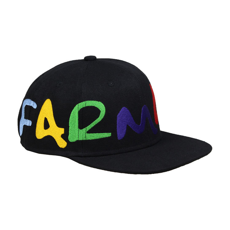 Colorful Embroidered Letter Snapback Cap