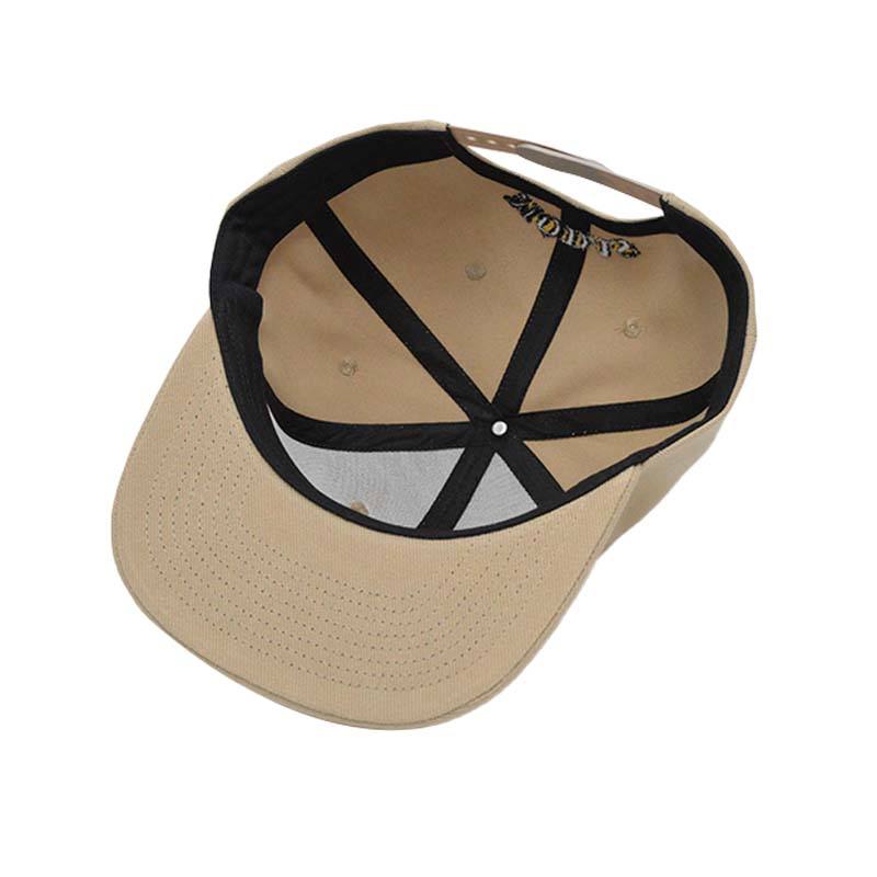 Custom Embroidered Monkey Patch Khaki Snapback Hat