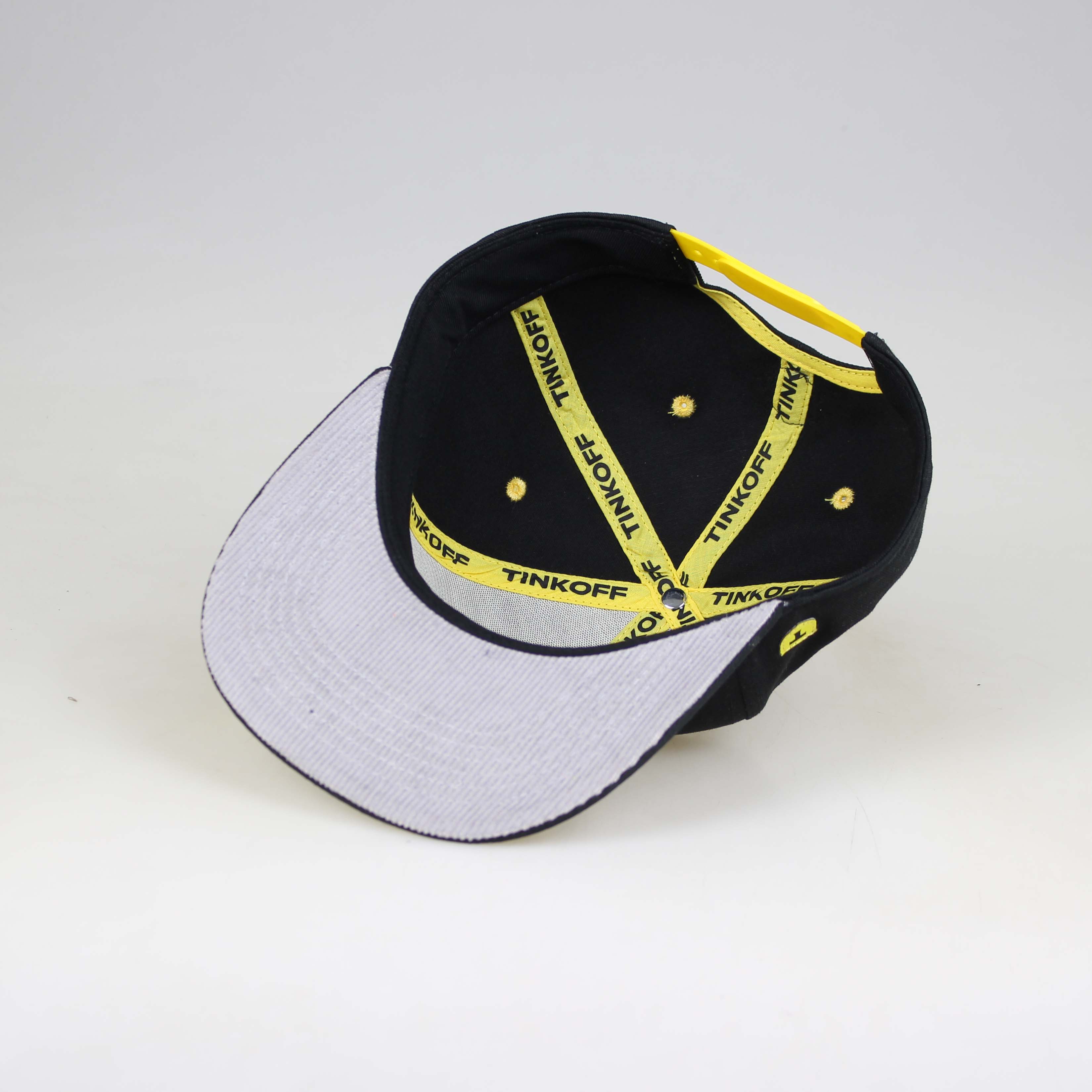 TNKF 3D Embroidered Black Snapback Cap – Street Style 6 Panel Hat