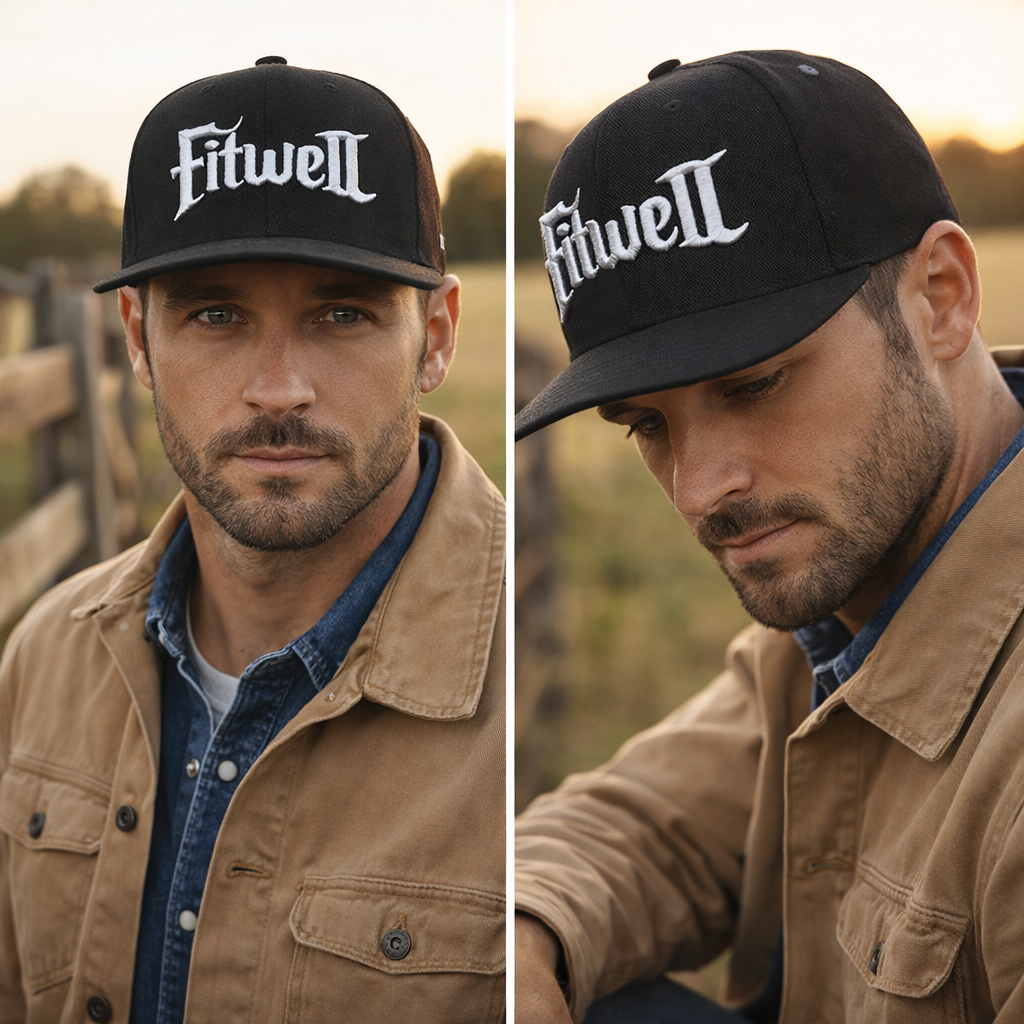 Premium Black Custom Embroidered Snapback Hat