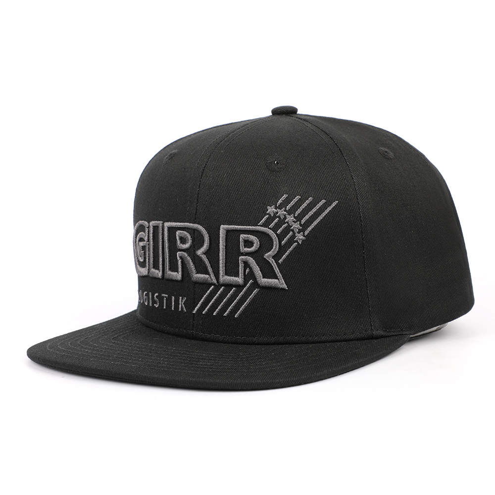 GIRR LOGISTIK 3D Embroidered Structured Snapback Hat