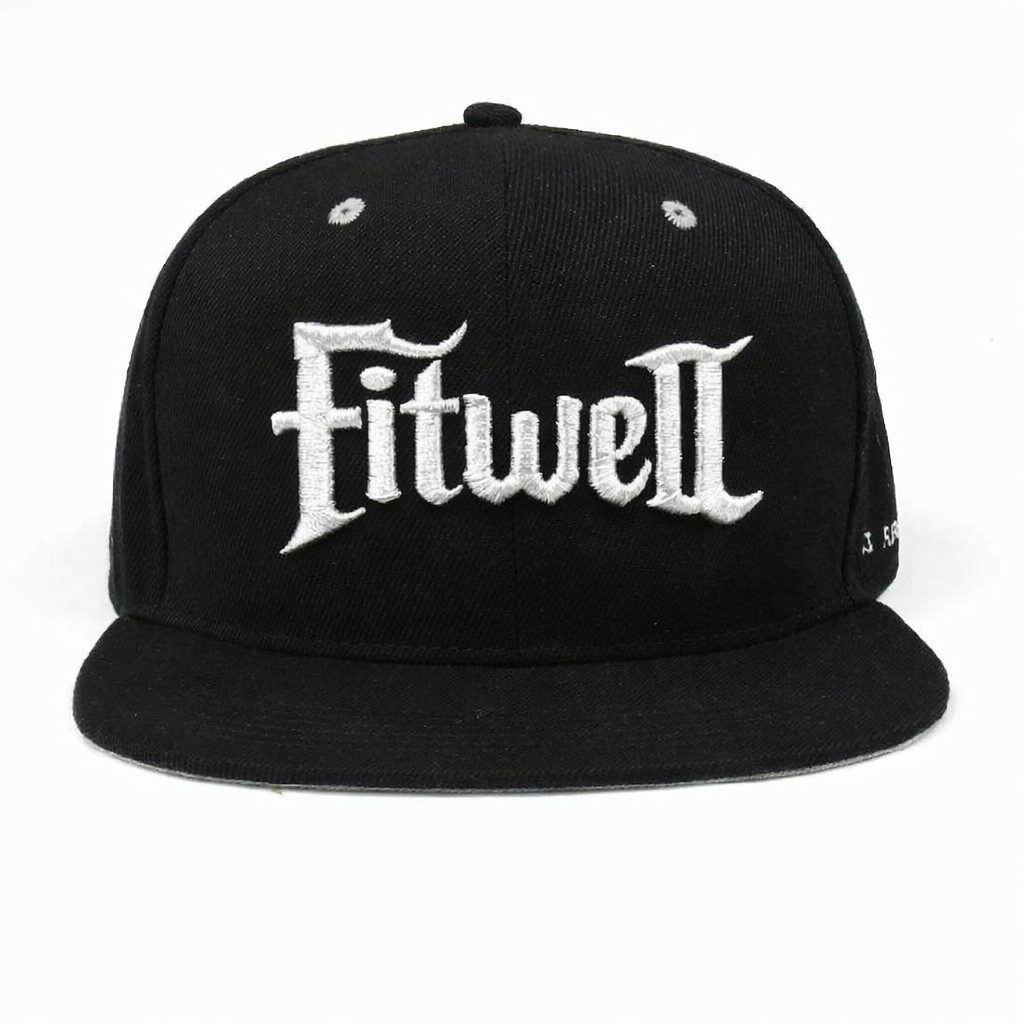 Premium Black Custom Embroidered Snapback Hat