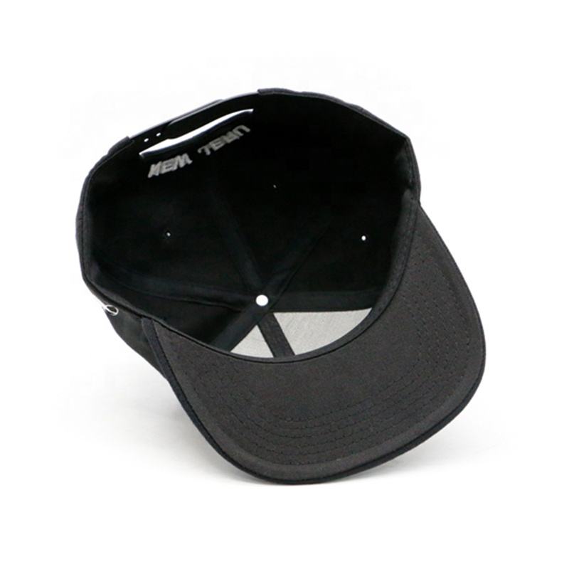 Garden State Embroidered Leaf Flat Brim Snapback Cap