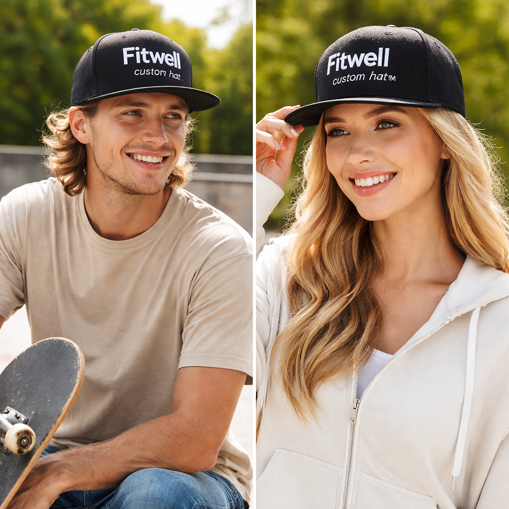 Pugilist Punks Black Snapback Hat with 3D Embroidery