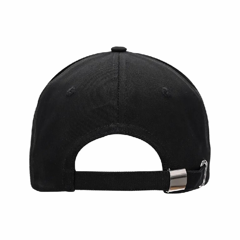Black Flat Brim Snapback Hat with 3D RB Embroidery