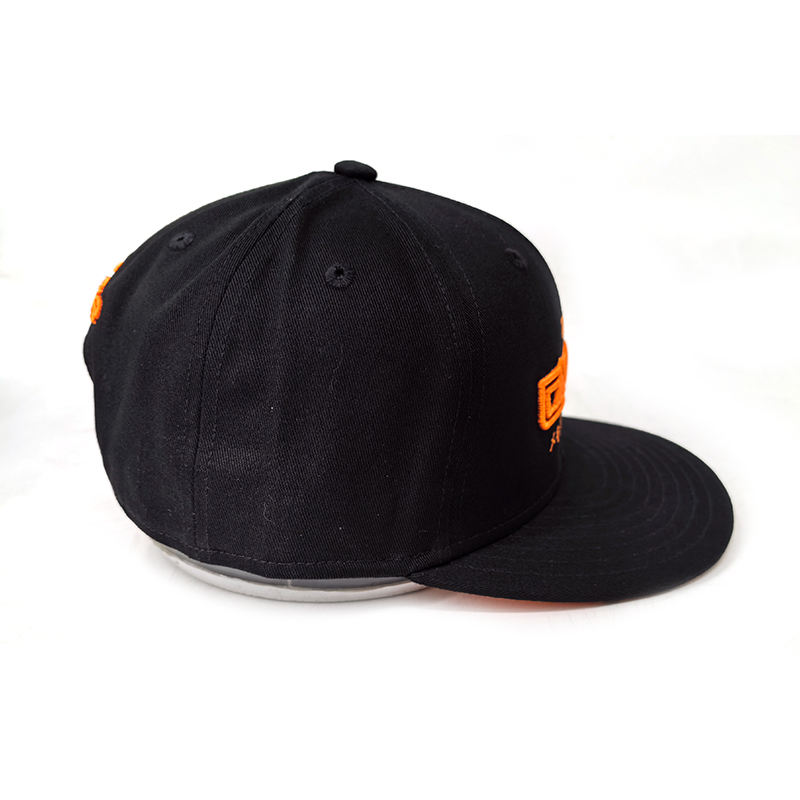 Black Flat Brim Cap with 3D Embroidery – Core 2013 Limited Edition