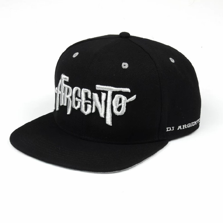 Premium Black Custom Embroidered Snapback Hat