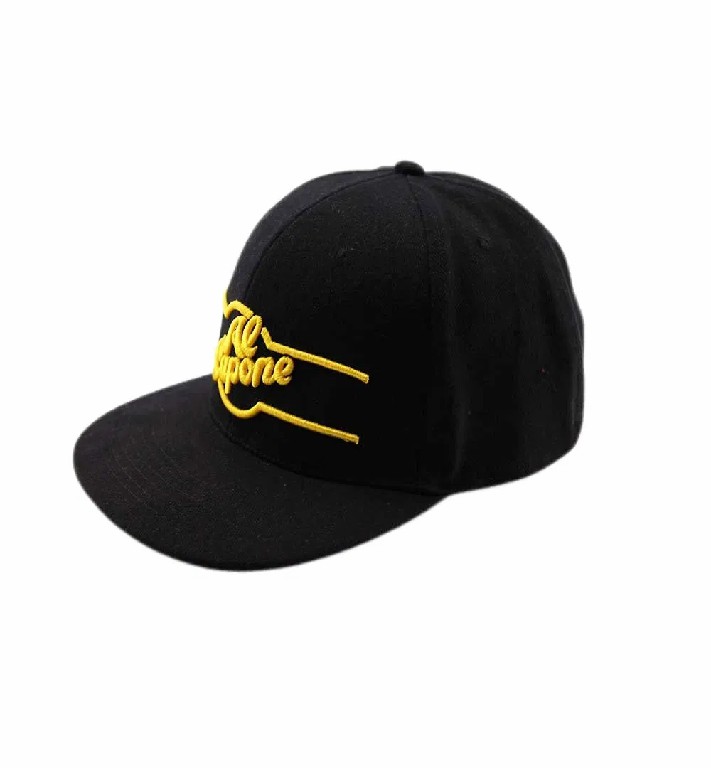 Premium Custom Embroidered Cap – Classic Flat Brim Snapback