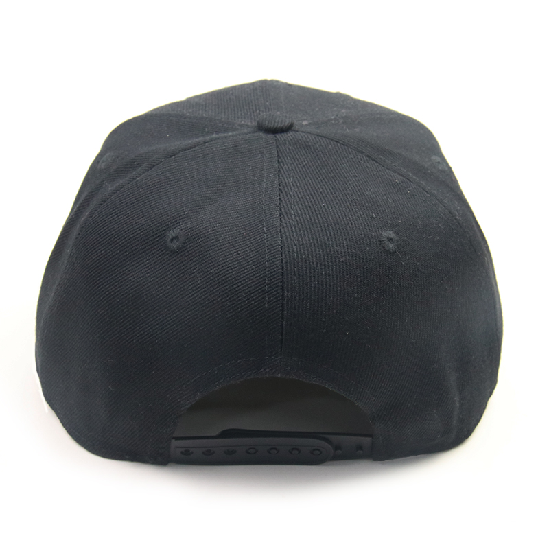 MANTO Letter 3D Embroidered Flat Brim Snapback Cap