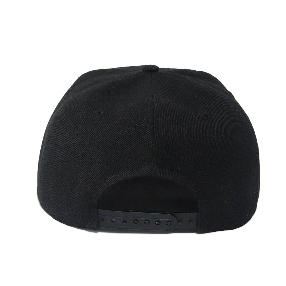 Premium Flat Brim Snapback Cap with Embroidered City Design