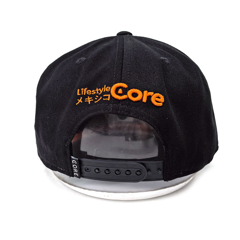 Black Flat Brim Cap with 3D Embroidery – Core 2013 Limited Edition