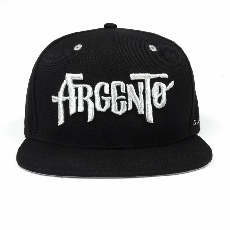 Premium Black Custom Embroidered Snapback Hat