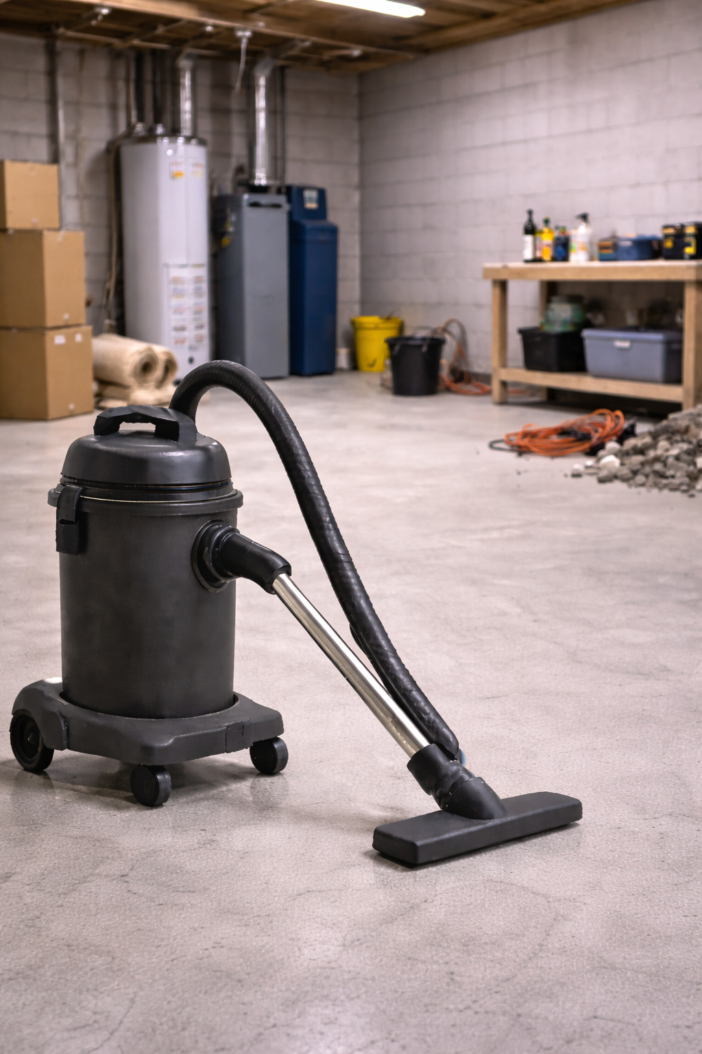 Outdoor Wet & Dry Vacuum Cleaner – Patio, Garden & Workshop Floor Cleaning