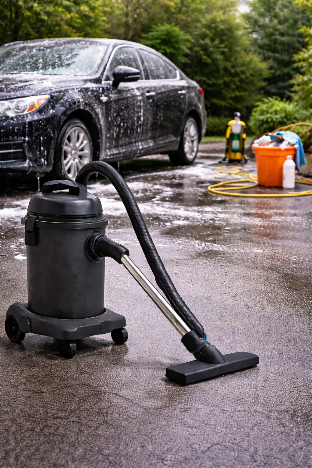 Construction Site Wet & Dry Vacuum Cleaner – Heavy Debris & Dust Extraction