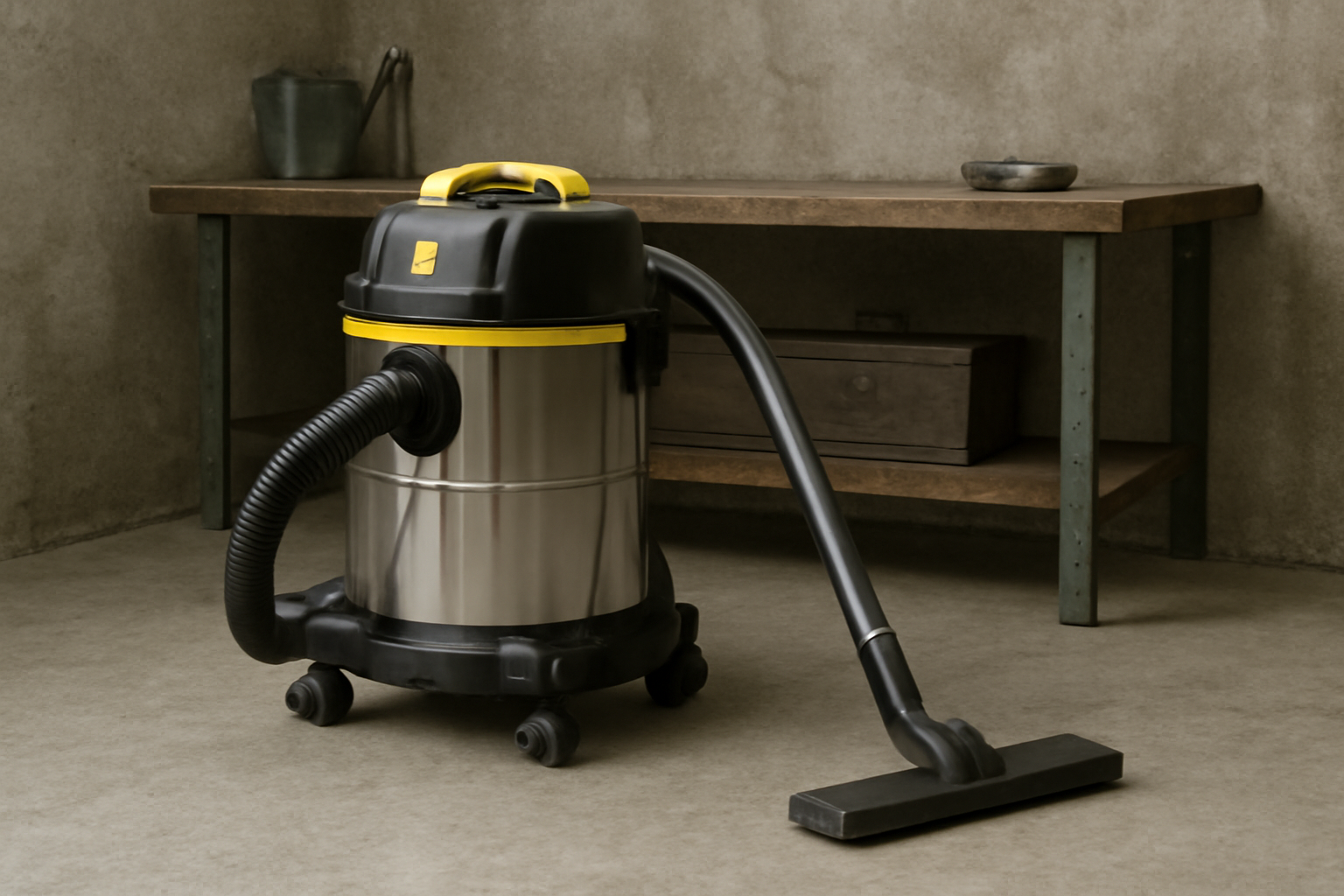 Compact Wet/Dry Vacuum Cleaner for Home and Workshop