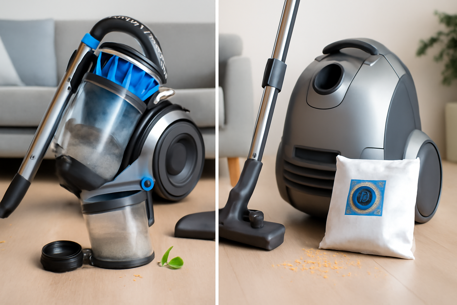 Bagless vs. Bagged Vacuums: Two Different Ways to Clean