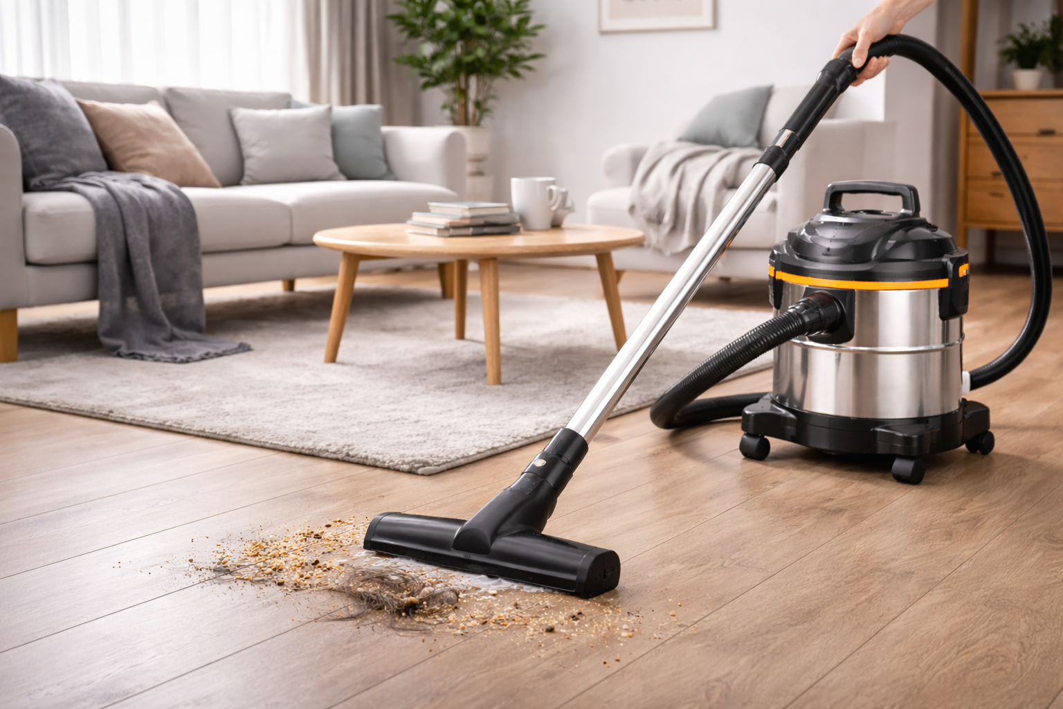 Wet Dry Vacuum Cleaner for Home Floors