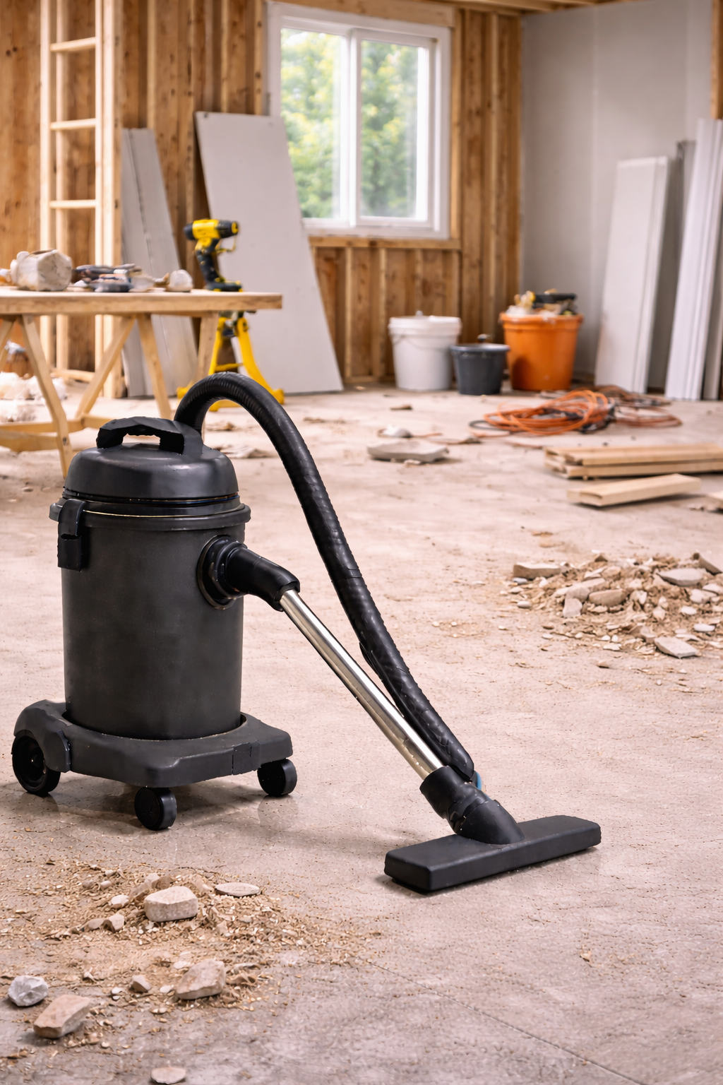 Outdoor Jobsite Wet and Dry Vacuum Cleaner – Rugged Dust & Mud Removal